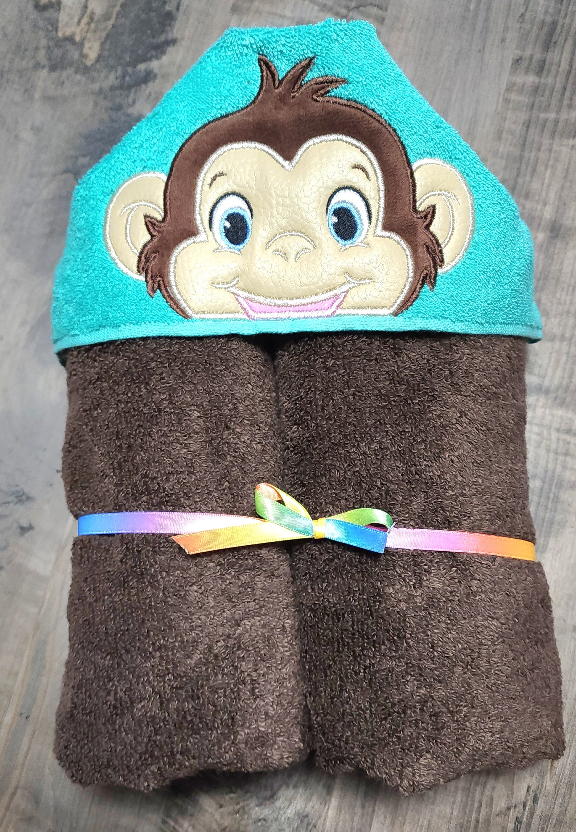 Monkey best sale hooded towel